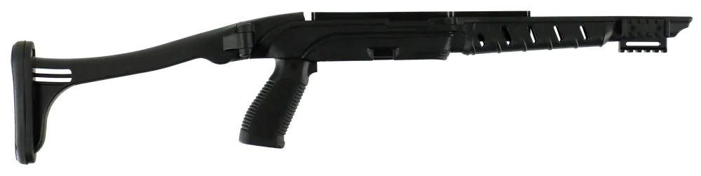 ProMag PM278 Tactical Folding Stock with Pistol Grip for Remington 597 - Black Synthetic