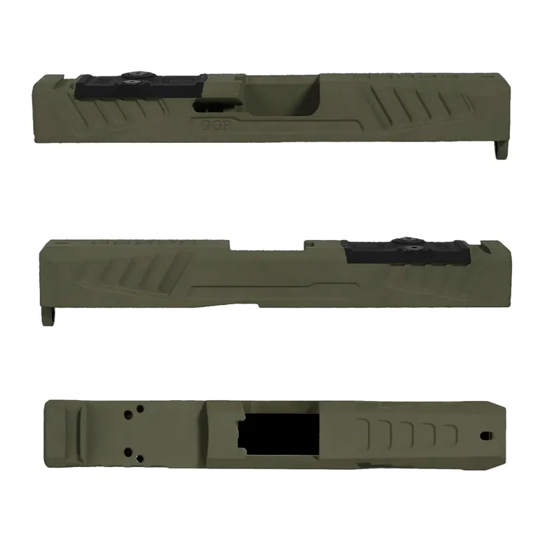 GGP Slide for Glock 19 Gen5 RMR V5 in Olive Drab Green