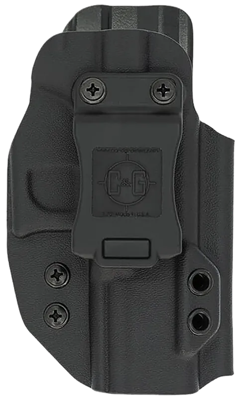 C&G Holsters Covert IWB Black Kydex Belt Clip for S&W Shield 9/40