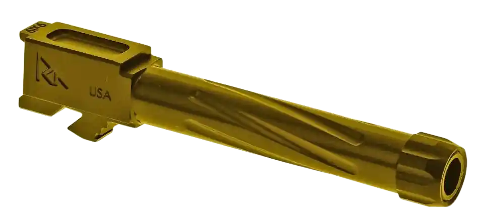 Rival Arms Precision V1 9mm Gold PVD Threaded Barrel for Glock 19 Gen5
