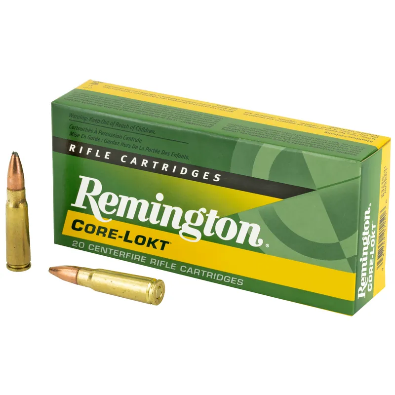 REM 7.62X39 125GR PSP Ammunition - 20 Rounds per Box, 200 Rounds per Case
