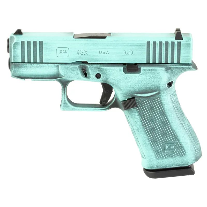 GLOCK 43X 9MM 10-Round Robins Egg Blue BW