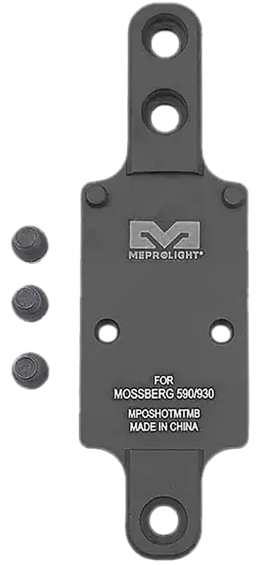 Meprolight USA Optics Plate for Mossberg Shotguns - Matte Black Aluminum, RMR Footprint