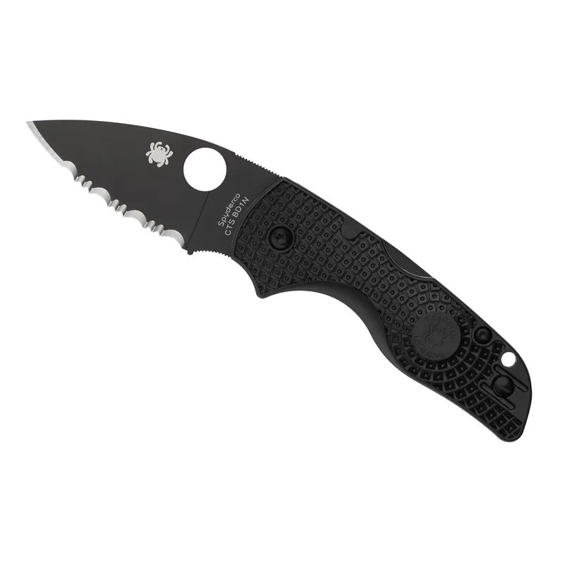 Spyderco Lil Native Lightweight Black/Black Serrated