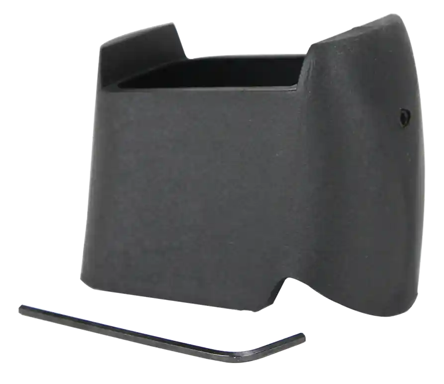 Pachmayr Mag Sleeve for Glock 17/22 Mags in Glock 26/27, Black Polymer