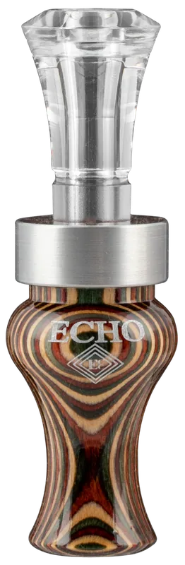 Echo Calls 77754 Timber Double Reed Mallard Duck Call in Multi-Color DiamondWood