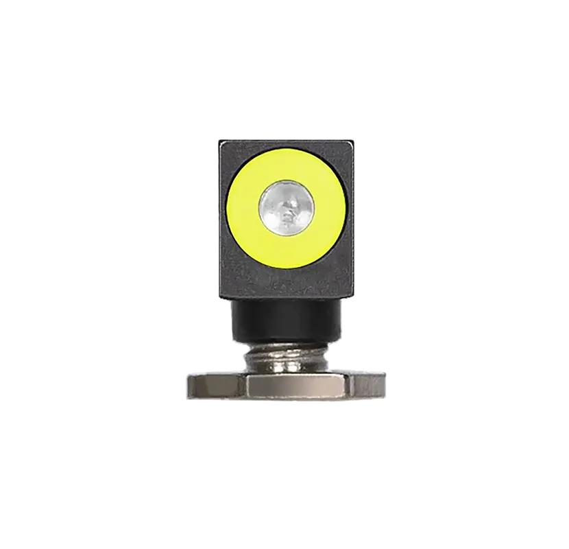 Tritium Front Sight for Glock 17/19/22 - Night Fision GLK000001YGX Green/Yellow Outline