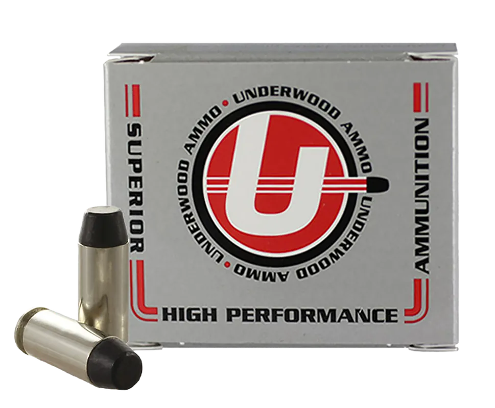 Underwood Ammo 10mm 200gr Hard Cast Flat Nose - 20 Rounds Per Box, 10 Boxes Per Case