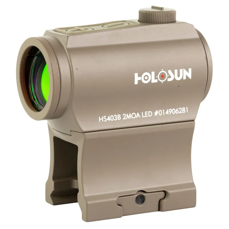 H-SUN 20MM 2MOA Red Dot Sight - Shake Awake, FDE Finish