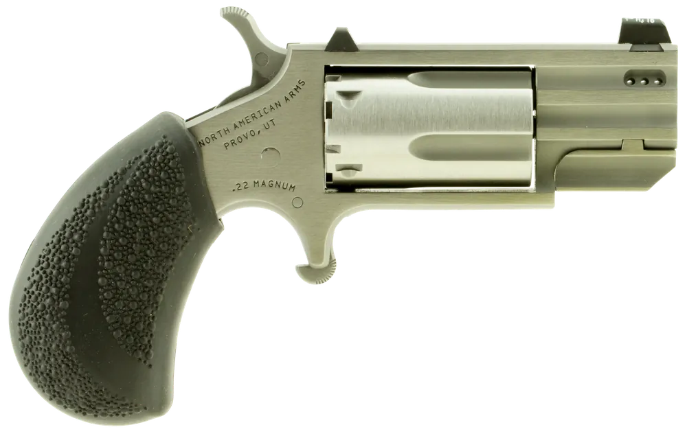 North American Arms PUGDP Pug .22 WMR Revolver with Ported Barrel and XS White Dot Sight
