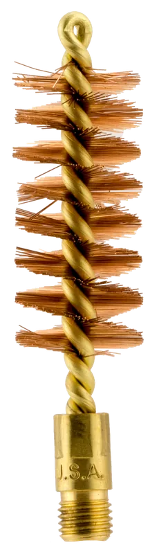 20 Gauge Shotgun Bore Brush with Bronze Bristles and Brass Core