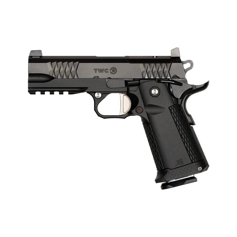 JACOB GREY TWC 9mm Pistol, 4.25" Barrel, 17-Round Capacity, Black Finish