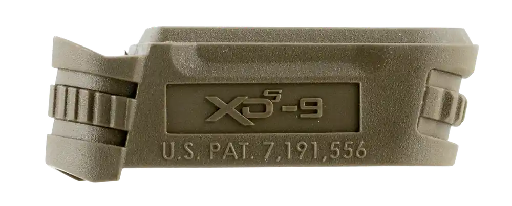 Springfield Armory XD-S 9mm Luger Backstrap Sleeve - Flat Dark Earth Finish, Polymer Design