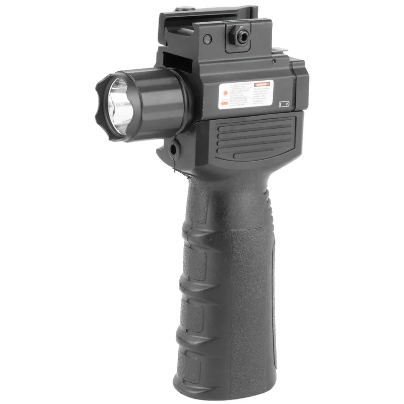 NCSTAR Vertical Grip with Light and Red Laser