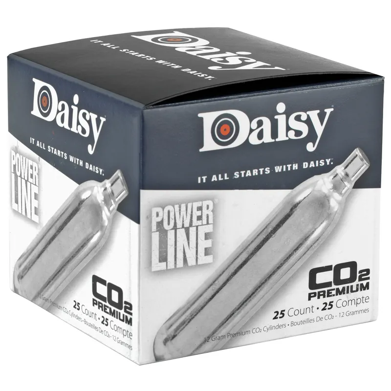 DAISY CO2 Cylinders Box of 25 - Model #7025