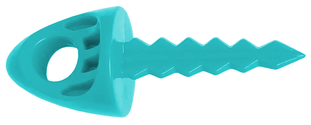 Targettack LLC Teal Green Polycarbonate Plastic 1" Target Pack (6 Count)