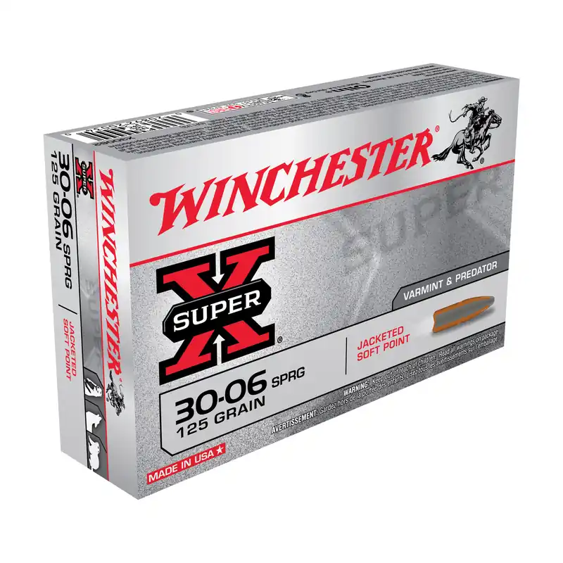 WIN SPRX 3006SP 125GR JSP Ammunition - 20 Rounds per Box, 200 Rounds per Case