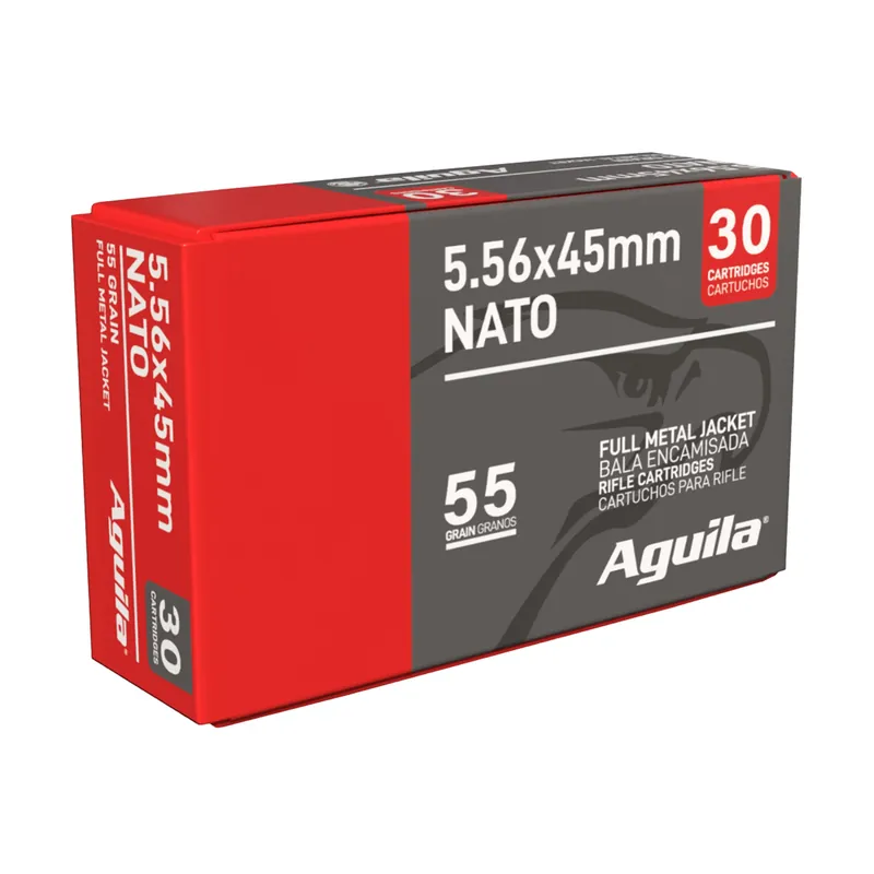 AGUILA 556 NATO 55GR FMJ Ammunition - 30 Rounds/2250 Rounds