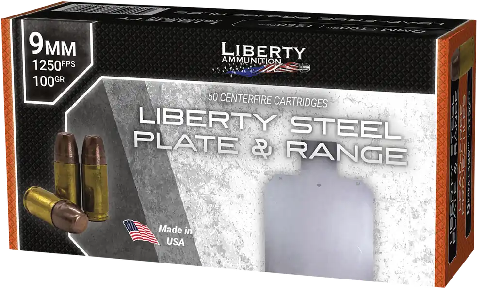 Liberty Ammunition 9mm 100gr LAR90662 - 50 Rounds/Box, 25 Boxes/Case