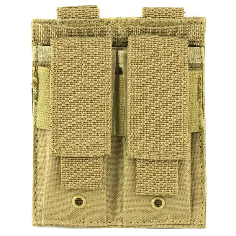 NCSTAR VISM Double Pistol Magazine Pouch Tan