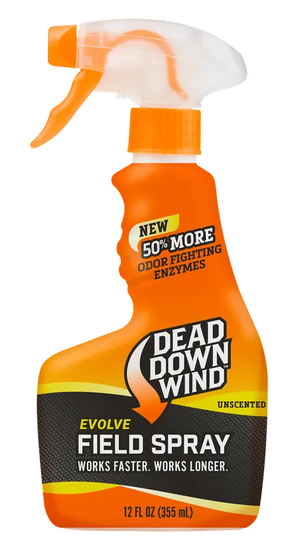 Dead Down Wind Evolve Field Spray Odor Eliminator, Unscented, 12 oz Trigger Spray