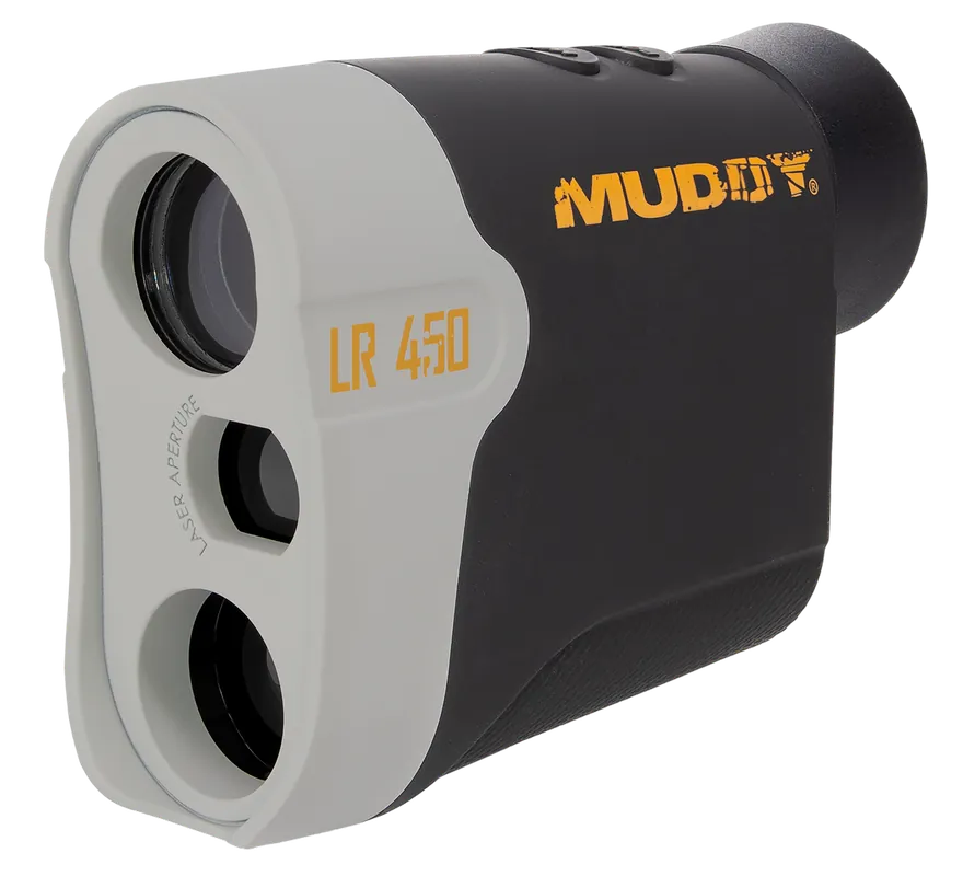 Muddy MUDLR450 LR450 Black Rubber Armor 7x Binoculars with 450 Yards Max Distance