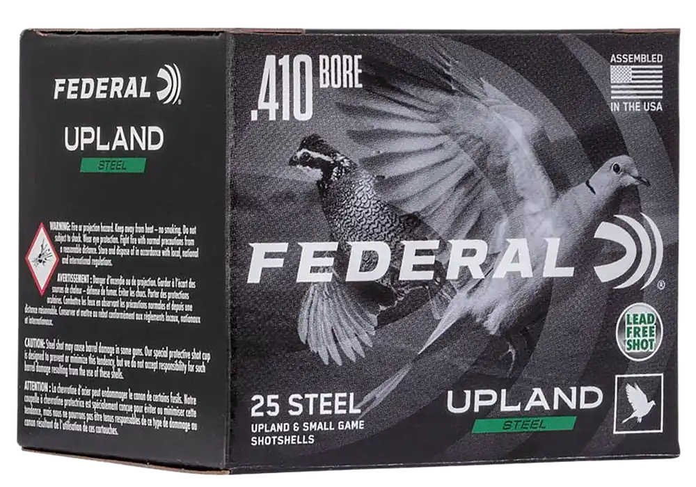 Federal USH41075 Upland Field & Range 410 Gauge 3" 3/8 oz 7.5 Shot 25/Box 10/Case
