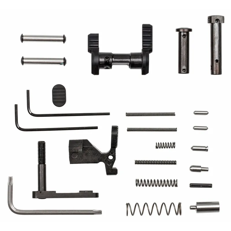ARMASPEC Gun Builder Stainless Steel Lower Parts Kit .223/5.56 Black