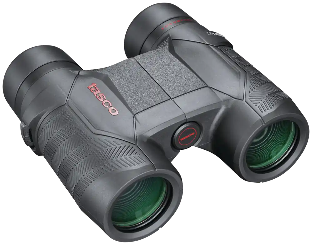 Tasco 100832 8x32mm Focus-Free Roof Prism Binoculars with Rubber Armor