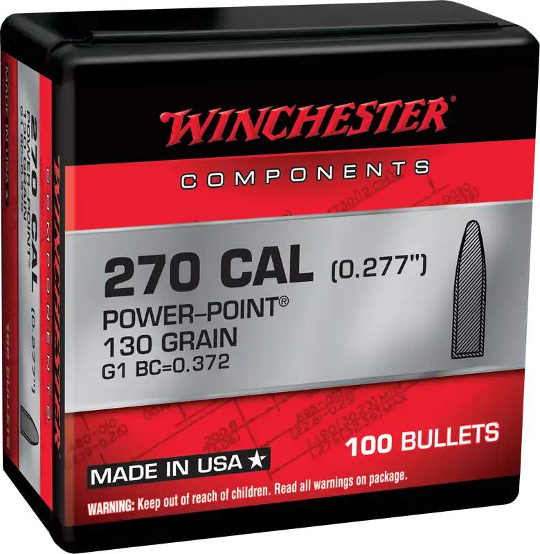 Winchester Ammo WB270P130X .270 Win 130gr Power Point 100/Box