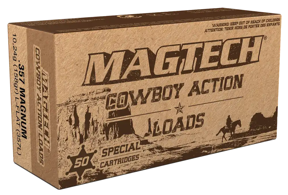 Magtech 357L Cowboy Action .357 Mag 158gr LFN 50 Rounds/Box, 20 Boxes/Case