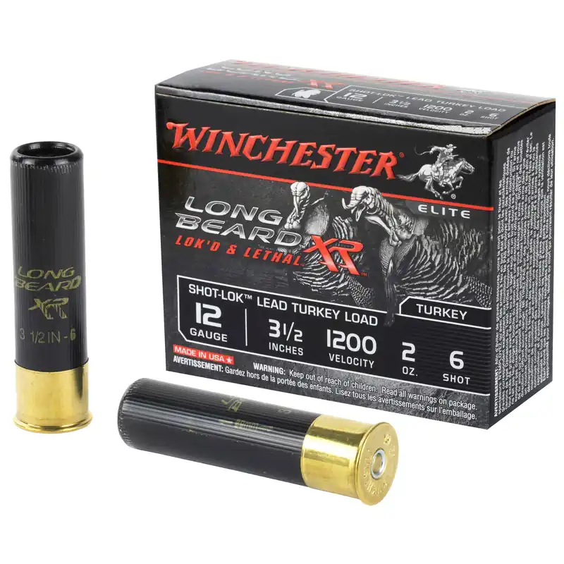 Winchester Long Beard XR Turkey 12 Gauge 3.5" #6 Shot 2oz 10 Rounds