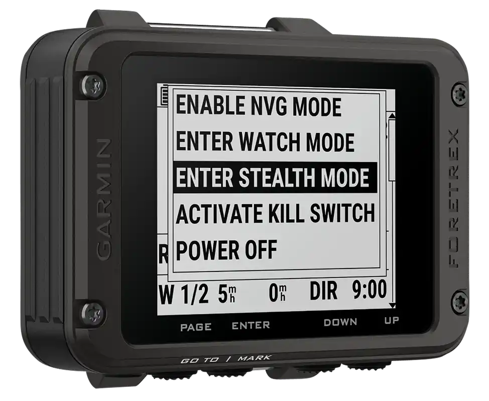 Garmin Fortex 801 GPS Navigator with Black Monochrome MIP Display