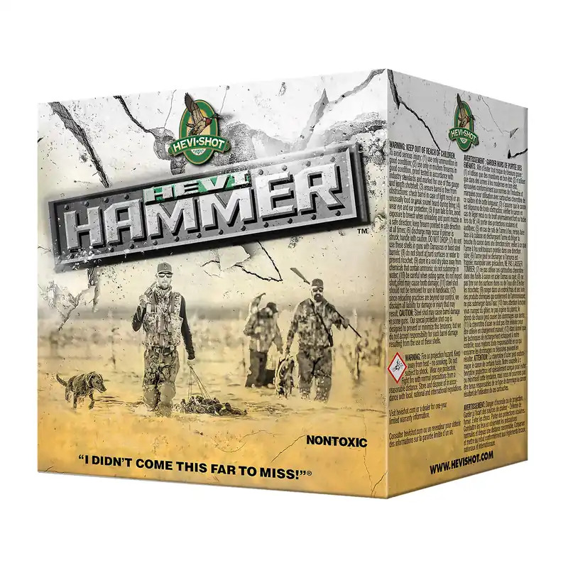 HEVI HAMMER 12 Gauge 3" #3 Shot Shells - 25 Rounds per Box, 250 Rounds per Case