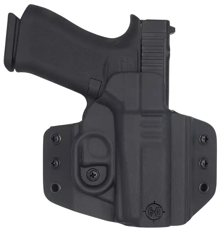 C&G Holsters Covert OWB Black Kydex Belt Loop for Glock 43/43X/MOS