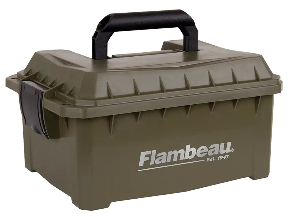 Flambeau 7415SB Shotshell Storage Case for 12/20 Gauge - Tan, 4-Pack