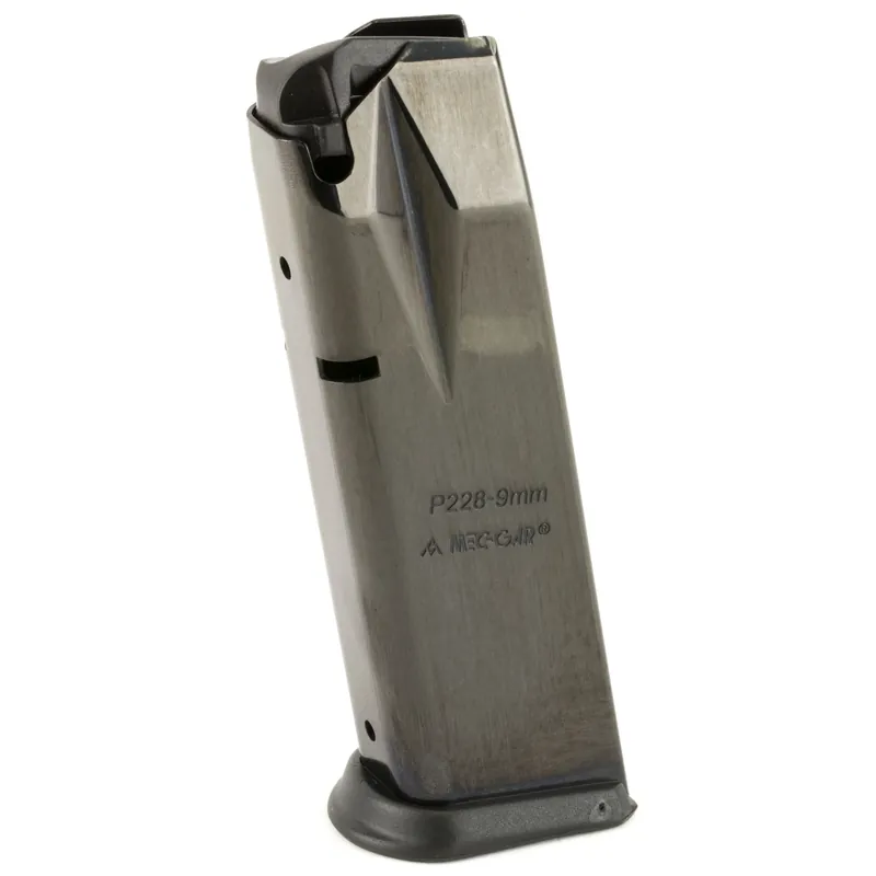MEC-GAR Magazine for SIG P228 9mm, 15-Round Capacity, Blue Finish