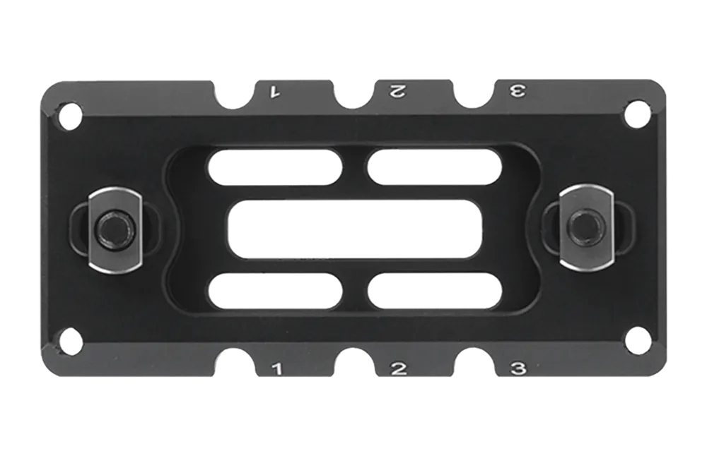 Leapers TLUMA01 ARCA Rail 3.10" M-LOK Mount - Matte Black Aluminum