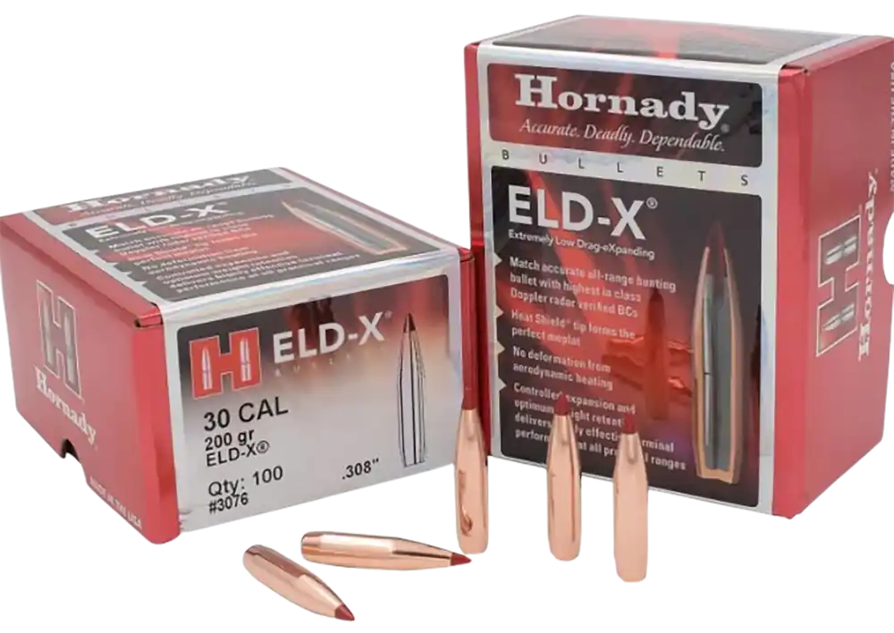 Hornady ELD-X .308 200gr Bullets - 100 Box/15 Case