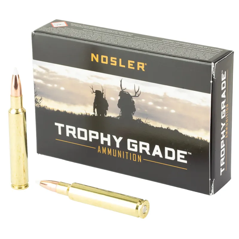 Nosler .280 Ackley Improved 160 Grain AccuBond Ammunition - 20 Rounds/200 Rounds