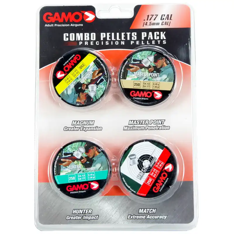GAMO Combo Pack 1000 Assorted .177 Pellets