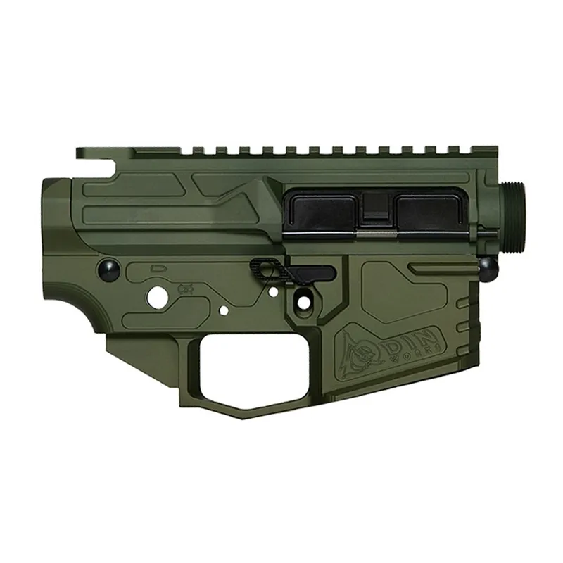 ODIN OTR-15 Billet Receiver Set in Ranger Green