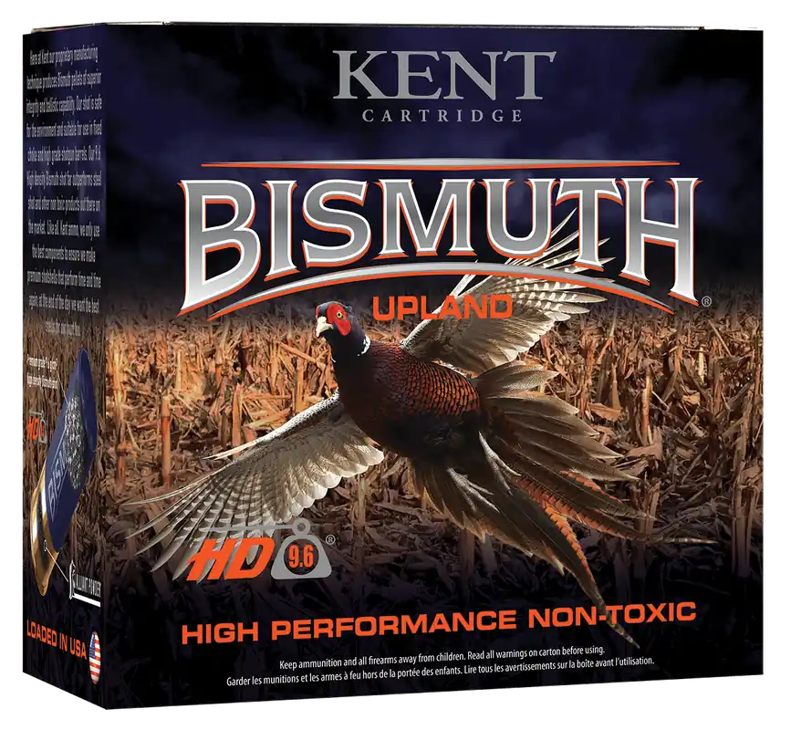 Kent Cartridge B12U365 Bismuth Upland 12 Gauge Shotgun Shells - 25 Rounds per Box
