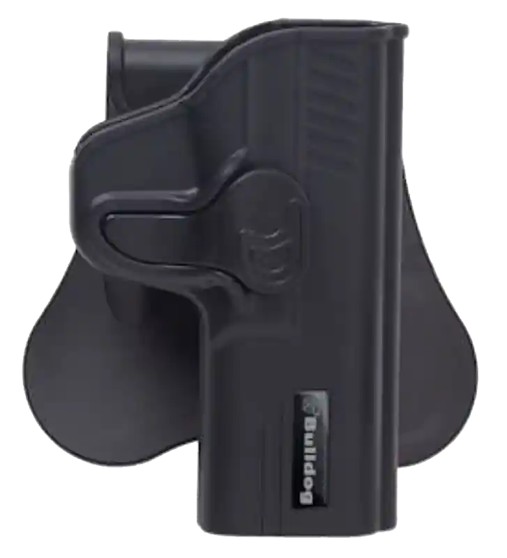 Bulldog RRRMAX9 OWB Paddle Holster for Ruger Max-9 - Right Hand, Black Polymer