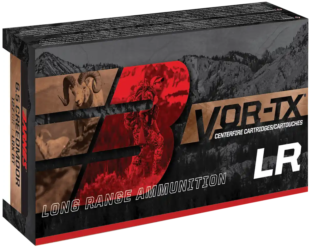 Barnes VOR-TX Long Range 270Win 129gr LRX Boat Tail Ammo - 20 Rounds