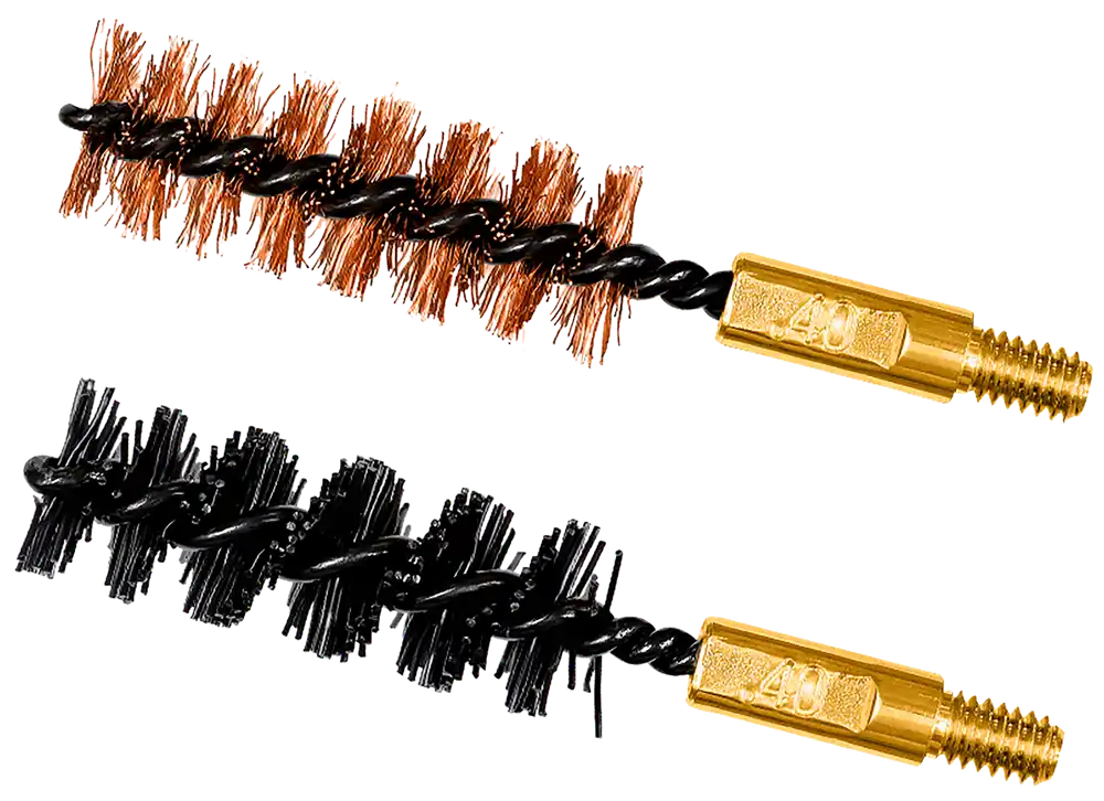 Otis FG341NB 10mm/40 Cal Bore Brush Set with Bronze/Nylon Bristles, 2-Pack