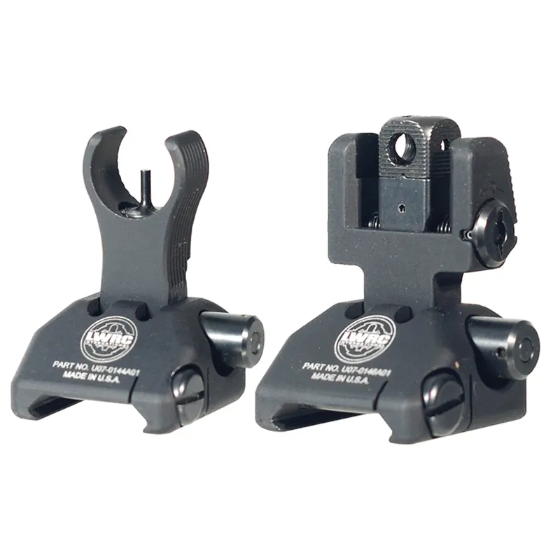 LWRC Skirmish Black Front and Rear Sights