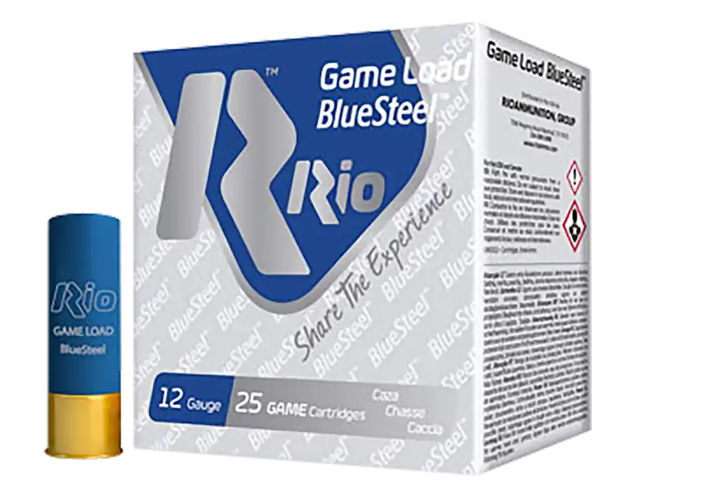 Rio Ammunition 12 Gauge BlueSteel Game Load 5 Shot 25/Box