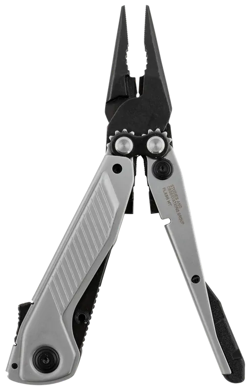 SOG Flash MT Black/Silver Cryo D2 5.60" Plain Blade Knife SOG29550141