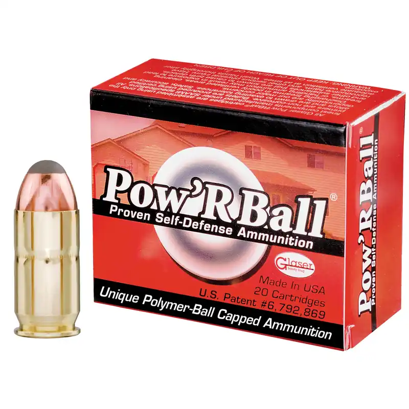 CORBON Pow'RBall .45 ACP +P 165 Grain Ammunition - 20 Rounds/500 Rounds